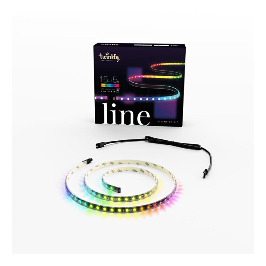 Twinkly - LED RGB Pagarinājuma aptumšojama josla LINE 100xLED 1,5 m Wi-Fi