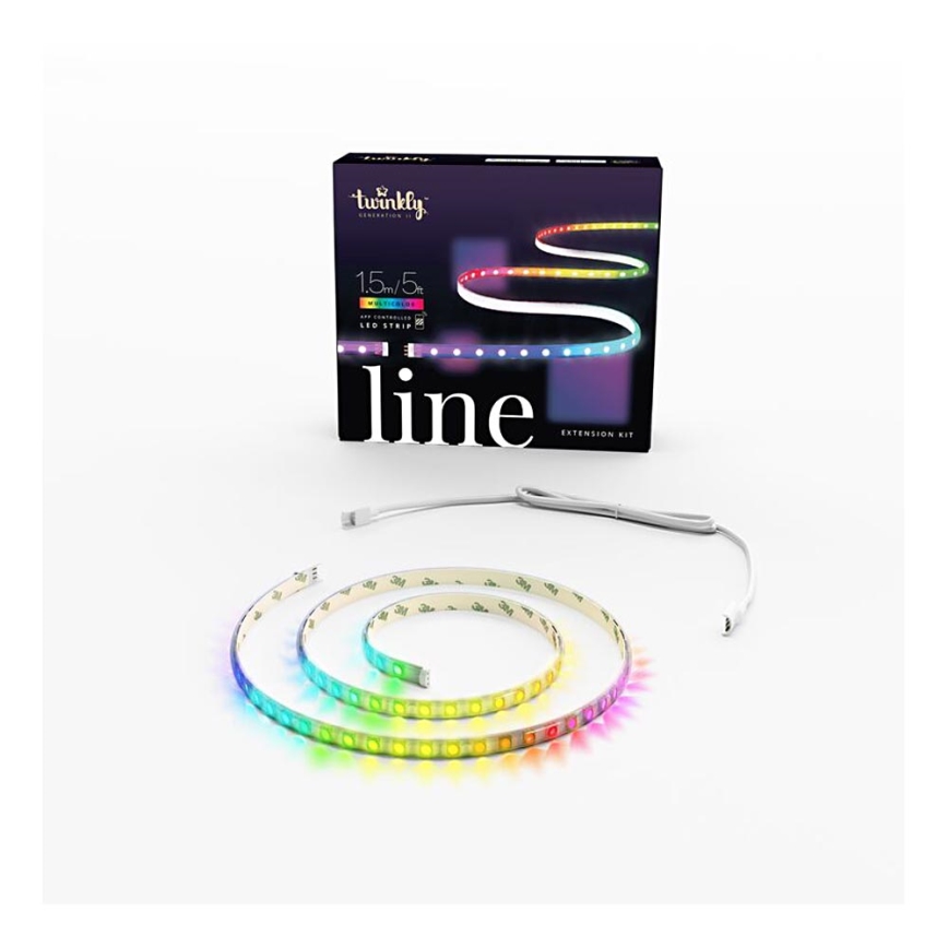 Twinkly - LED RGB Pagarinājuma aptumšojama josla LINE 100xLED 1,5 m Wi-Fi