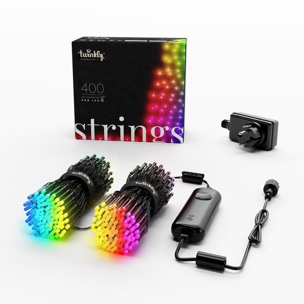 Twinkly - LED RGB Ziemassvētku āra virtene STRINGS 400xLED 35,5m IP44 Wi-Fi