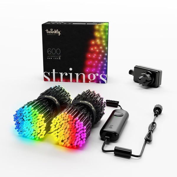 Twinkly - LED RGB Ziemassvētku āra virtene STRINGS 600xLED 51,5m IP44 Wi-Fi