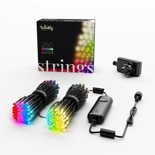 Twinkly - LED RGBW Aptumšojama āra Ziemassvētku virtene STRINGS 250xLED 23,5m IP44 Wi-Fi