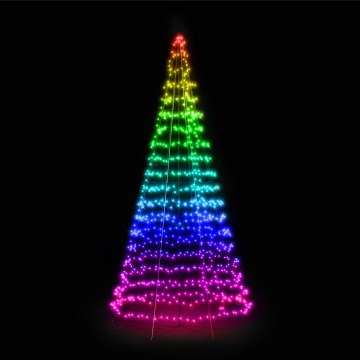 Twinkly - LED RGBW Dimmable āra Ziemassvētku koks LIGHT TREE 1000xLED 6 m IP44 Wi-Fi