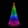 Twinkly - LED RGBW Dimmable āra Ziemassvētku koks LIGHT TREE 1000xLED 6 m IP44 Wi-Fi