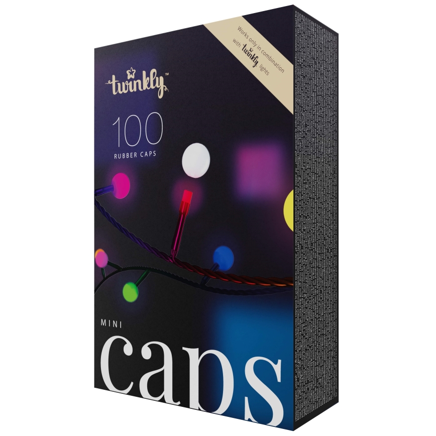 Twinkly - Dekoratīvas silikona uzlikas MINI CAPS 100 gab.