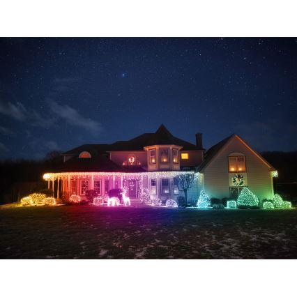 Twinkly - LED RGBW Aptumšojama āra Ziemassvētki ziemeļbriedis REINGEERS 160xLED IP44 Wi-Fi