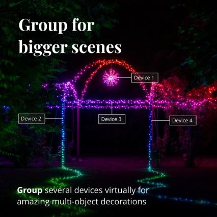 Twinkly - LED RGB Āra Ziemassvētki zvaigzne SPRITZER 200xLED IP44 Wi-Fi