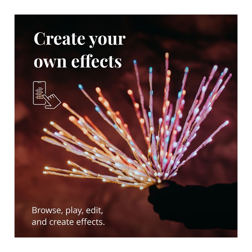 Twinkly - LED RGB Āra Ziemassvētki zvaigzne SPRITZER 200xLED IP44 Wi-Fi