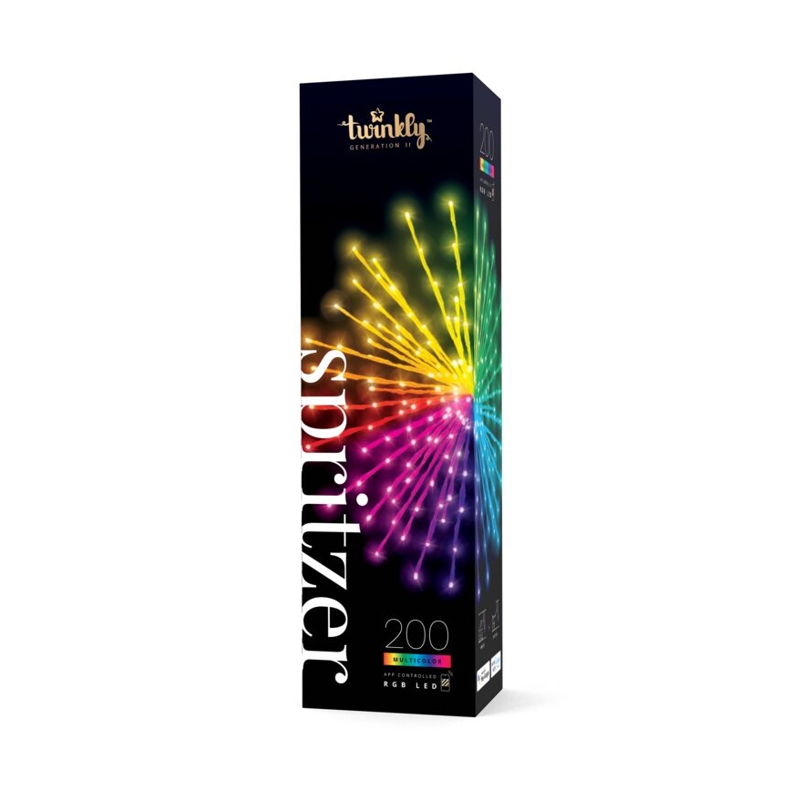Twinkly - LED RGB Āra Ziemassvētki zvaigzne SPRITZER 200xLED IP44 Wi-Fi