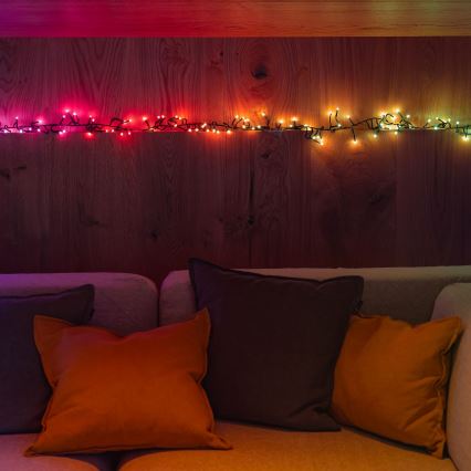 Twinkly - LED RGBW Aptumšojama āra Ziemassvētku virtene CLUSTER 400xLED 9,5m IP44 Wi-Fi