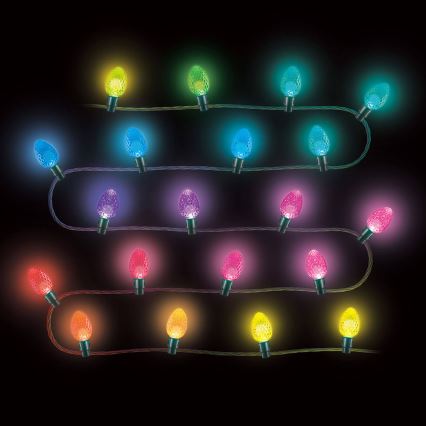 Twinkly - LED RGB regulējams āra Ziemassvētku virtenes FACETED 40xLED 14,5 m IP44 Wi-Fi