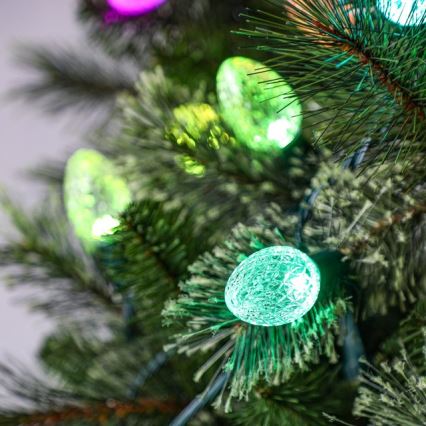 Twinkly - LED RGB Aptumšojama āra Ziemassvētku virtene FACETED 80xLED 26,5 m IP44 Wi-Fi