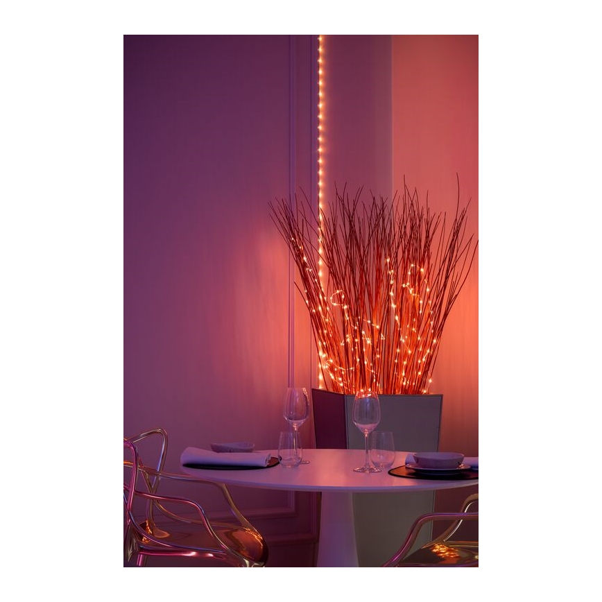 Twinkly - LED RGB Aptumšojama josla DOTS 60xLED 3 m Wi-Fi USB