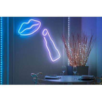 Twinkly - LED RGB Aptumšojama josla DOTS 60xLED 3 m Wi-Fi USB