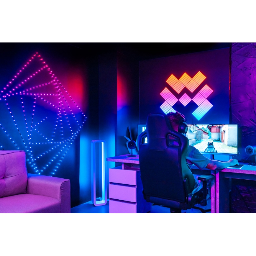 Twinkly - LED RGB Dimmable Ziemassvētku virknes ķēde DOTS 60xLED 7 m USB Wi-Fi