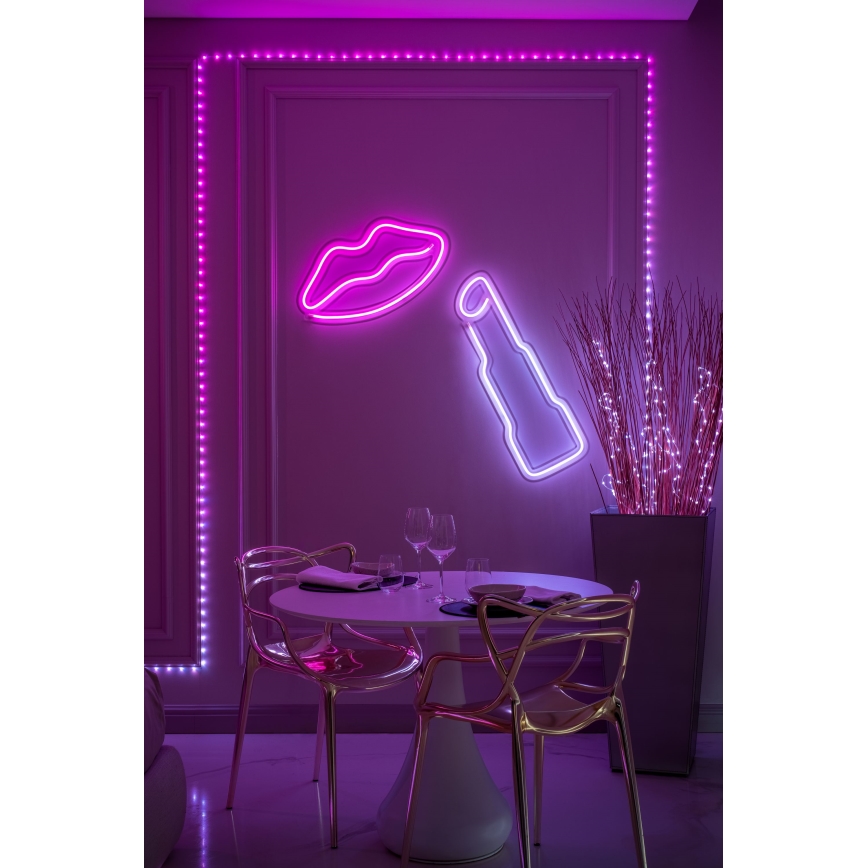 Twinkly - LED RGB Dimmable Ziemassvētku virknes ķēde DOTS 60xLED 7 m USB Wi-Fi