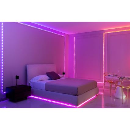 Twinkly - LED RGB gaismas virtene DOTS, dimējama, 60 LED, 7 m, USB, Wi-Fi