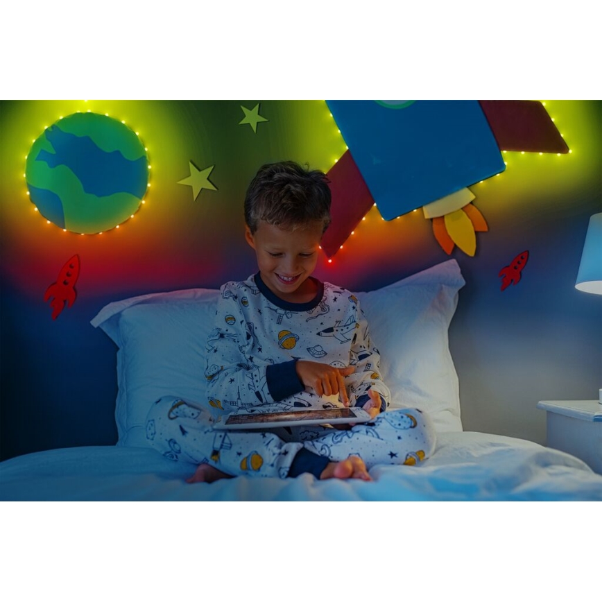 Twinkly - LED RGB Āra aptumšojama josla DOTS 400xLED 20 m IP44 Wi-Fi