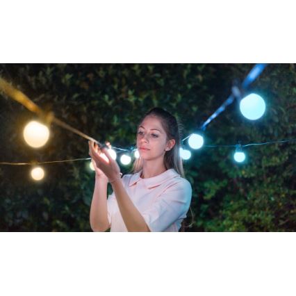 Twinkly - LED Āra dekoratīva virtene FESTOON 20xLED 14m IP44 Wi-Fi