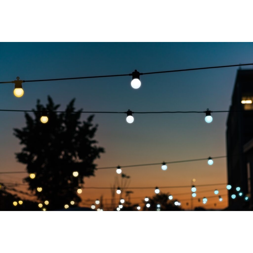 Twinkly - LED Āra dekoratīva virtene FESTOON 20xLED 14m IP44 Wi-Fi