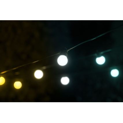 Twinkly - LED Āra dekoratīva virtene FESTOON 20xLED 14m IP44 Wi-Fi