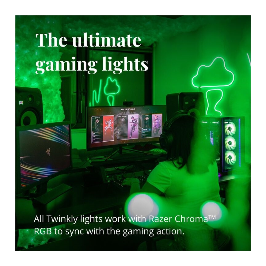 Twinkly - LED RGB Aptumšojama josla FLEX 200xLED 2 m Wi-Fi