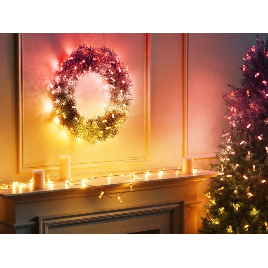 Twinkly - LED RGB regulējamā Ziemassvētku virtene CANDIES 200xLED 14 m USB Wi‑Fi
