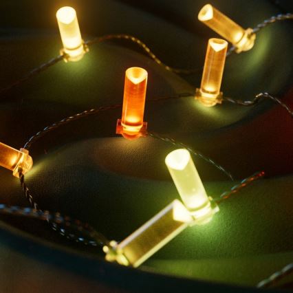 Twinkly - LED RGB regulējamā Ziemassvētku virtene CANDIES 200xLED 14 m USB Wi‑Fi