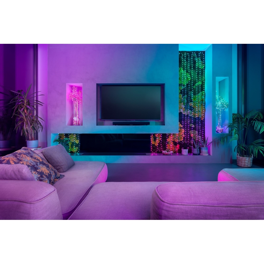 Twinkly - LED RGB Aptumšojama Ziemassvētku virtene CANDIES 100xLED 8 m USB Wi-Fi