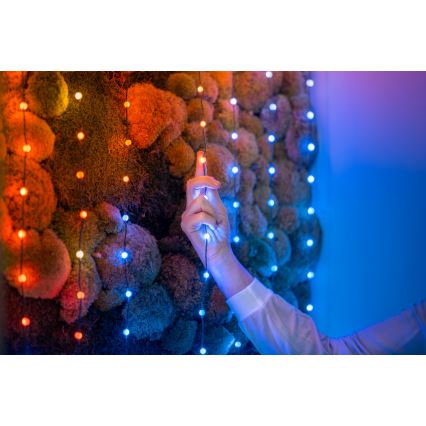 Twinkly - LED RGB Aptumšojama Ziemassvētku virtene CANDIES 100xLED 8 m USB Wi-Fi