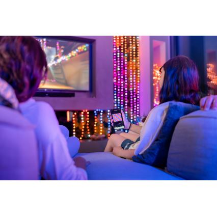 Twinkly - LED RGB Aptumšojama Ziemassvētku virtene CANDIES 100xLED 8 m USB Wi-Fi
