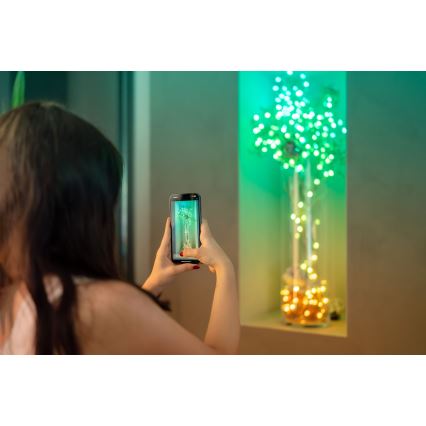 Twinkly - LED RGB Aptumšojama Ziemassvētku virtene CANDIES 100xLED 8 m USB Wi-Fi