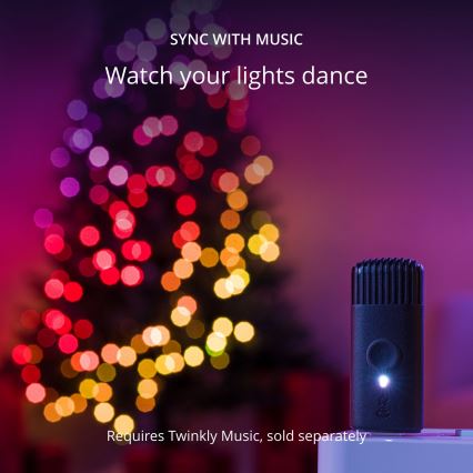 Twinkly - LED RGB Aptumšojama Ziemassvētku virtene CANDIES 100xLED 8 m USB Wi-Fi