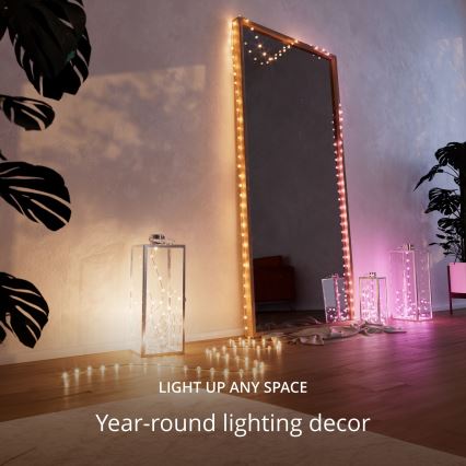 Twinkly - LED RGB Aptumšojama Ziemassvētku virtene CANDIES 100xLED 8 m USB Wi-Fi