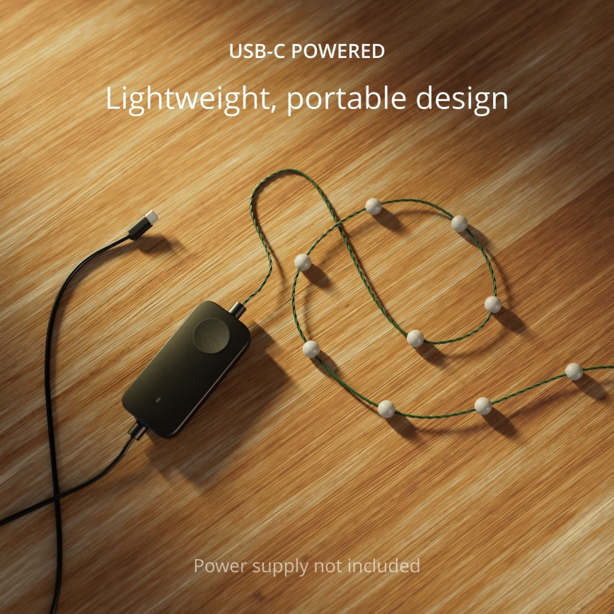 Twinkly - LED RGB Aptumšojama Ziemassvētku virtene CANDIES 100xLED 8 m USB Wi-Fi
