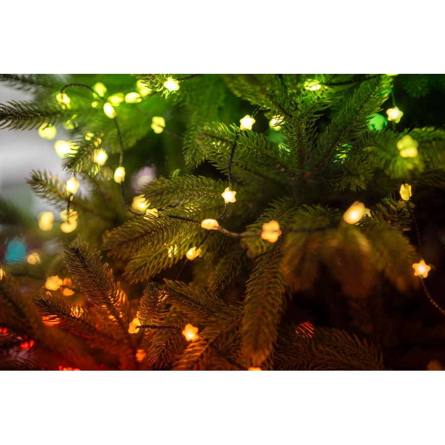 Twinkly - LED RGB Ziemassvētku virtene ar regulējamu spilgtumu CANDIES 100xLED 8 m USB Wi-Fi