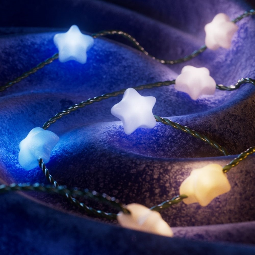 Twinkly - RGB LED regulējama virtene CANDIES 200 LED 14 m USB Wi-Fi