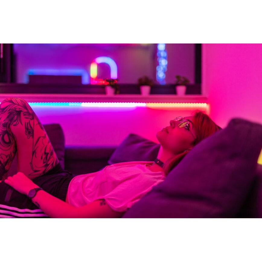 Twinkly - LED RGB Pagarinājuma aptumšojama josla LINE 100xLED 1,5 m Wi-Fi