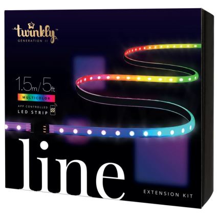 Twinkly - LED RGB Pagarinājuma aptumšojama josla LINE 100xLED 1,5 m Wi-Fi