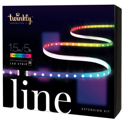 Twinkly - LED RGB Pagarinājuma aptumšojama josla LINE 100xLED 1,5 m Wi-Fi