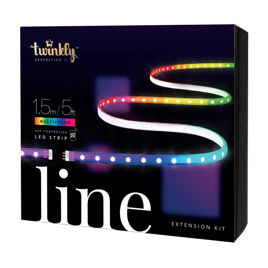 Twinkly - LED RGB Pagarinājuma aptumšojama josla LINE 100xLED 1,5 m Wi-Fi