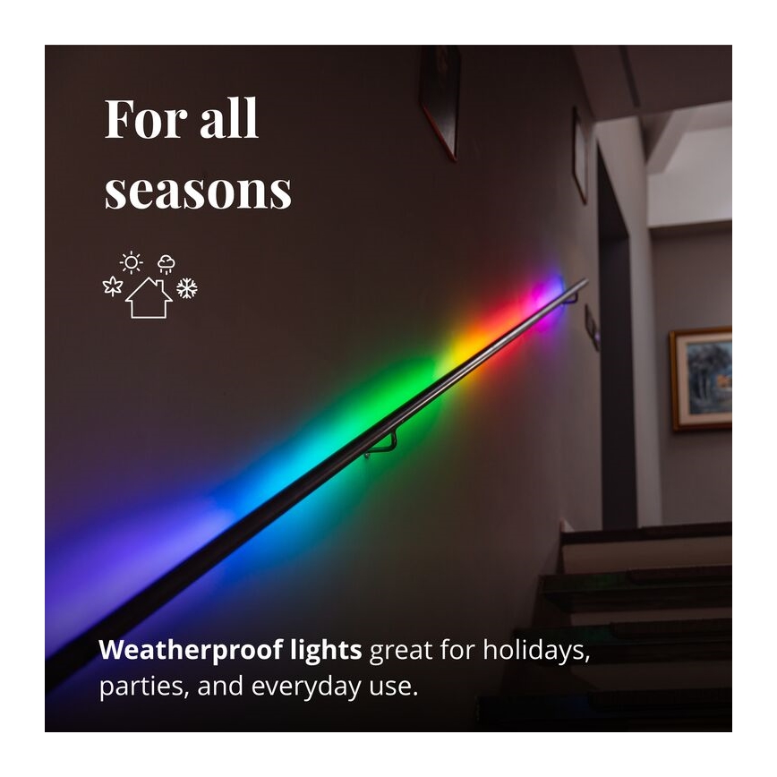 Twinkly - LED RGB Aptumšojama josla LINE 100xLED 1,5 m Wi-Fi