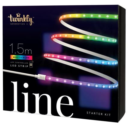 Twinkly - LED RGB Aptumšojama josla LINE 100xLED 1,5 m Wi-Fi