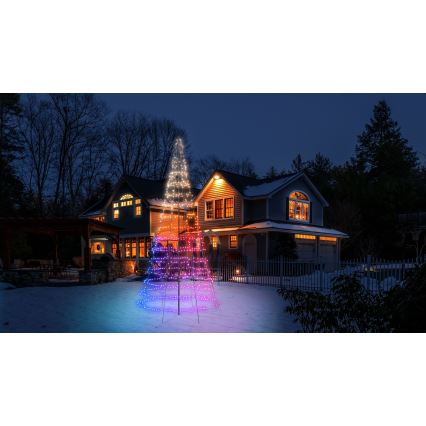 Twinkly - LED RGBW Dimmable āra Ziemassvētku koks LIGHT TREE 1000xLED 6 m IP44 Wi-Fi