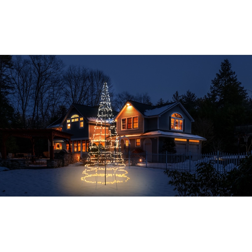 Twinkly - LED RGBW Dimmable āra Ziemassvētku koks LIGHT TREE 1000xLED 6 m IP44 Wi-Fi