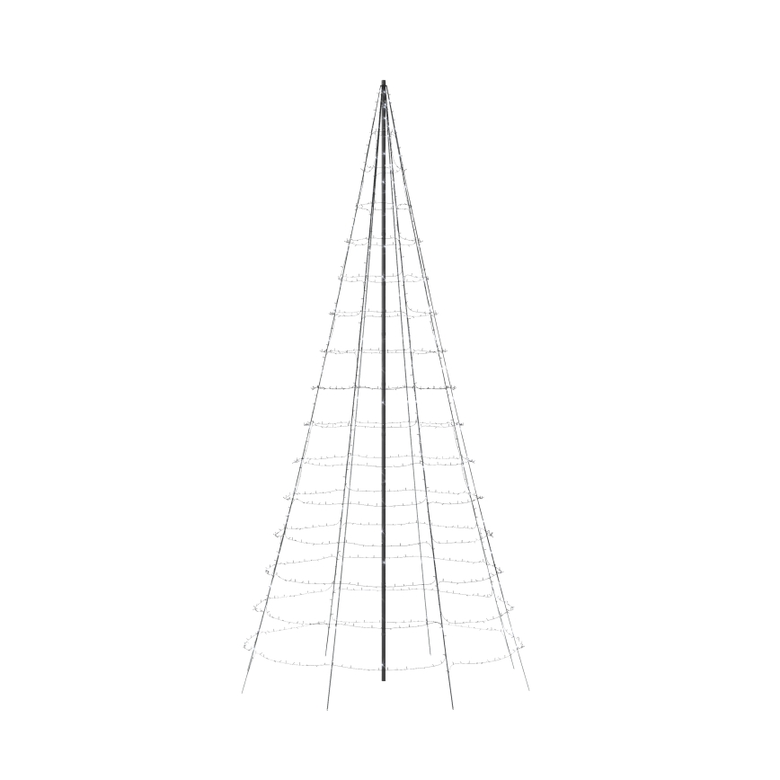Twinkly - LED RGBW Dimmable āra Ziemassvētku koks LIGHT TREE 1000xLED 6 m IP44 Wi-Fi