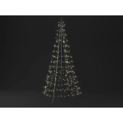 Twinkly - LED RGBW Aptumšojama āra Ziemassvētku eglīte LIGHT TREE 300xLED 2m IP44 Wi-Fi