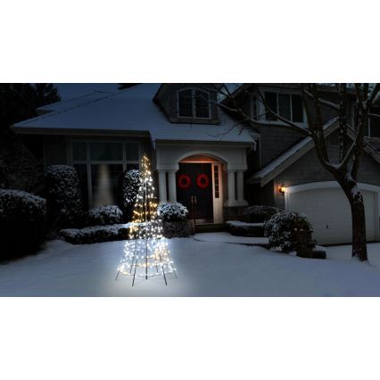 Twinkly - LED RGBW Aptumšojama āra Ziemassvētku eglīte LIGHT TREE 300xLED 2m IP44 Wi-Fi