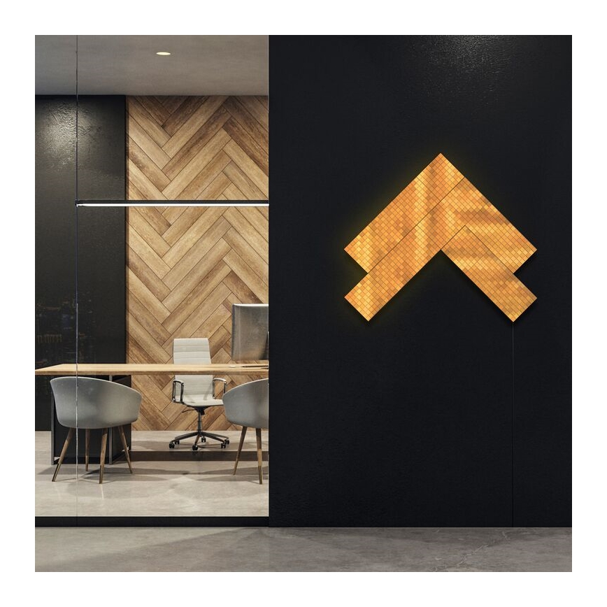 Twinkly - LED RGB Aptumšojams panelis SQUARES 64xLED 16x16 cm Wi-Fi