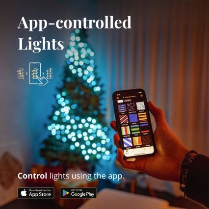 Twinkly - LED RGBW Aptumšojama āra Ziemassvētku virtene STRINGS 250xLED 23,5m IP44 Wi-Fi