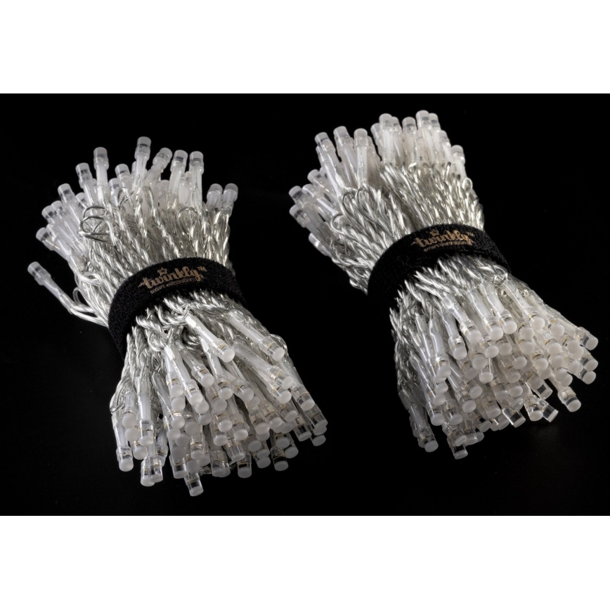 Twinkly - LED RGBW ar regulējamu spilgtumu āra virtene STRINGS 250xLED 23,5m IP44 Wi-Fi